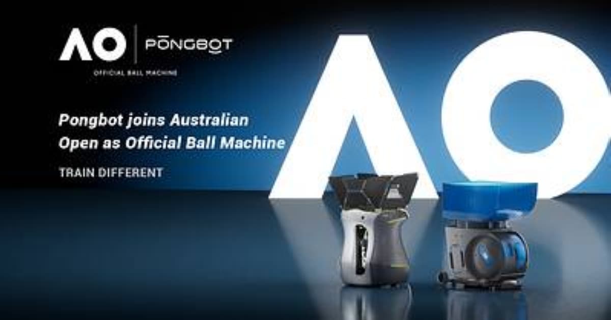 Pongbot se une al Abierto de Australia como máquina de pelotas oficial